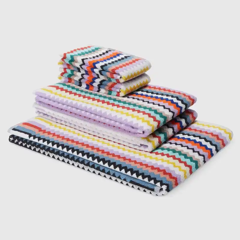 Missoni Bagno 5 pezzi - 2 asciugamani - 2 ospiti - Telo Riverbero 100