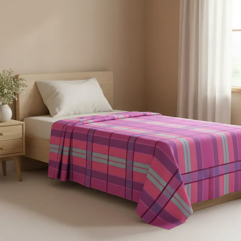 Copriletto leggero Estivo in cotone Gabel WILLIAM Fuxia