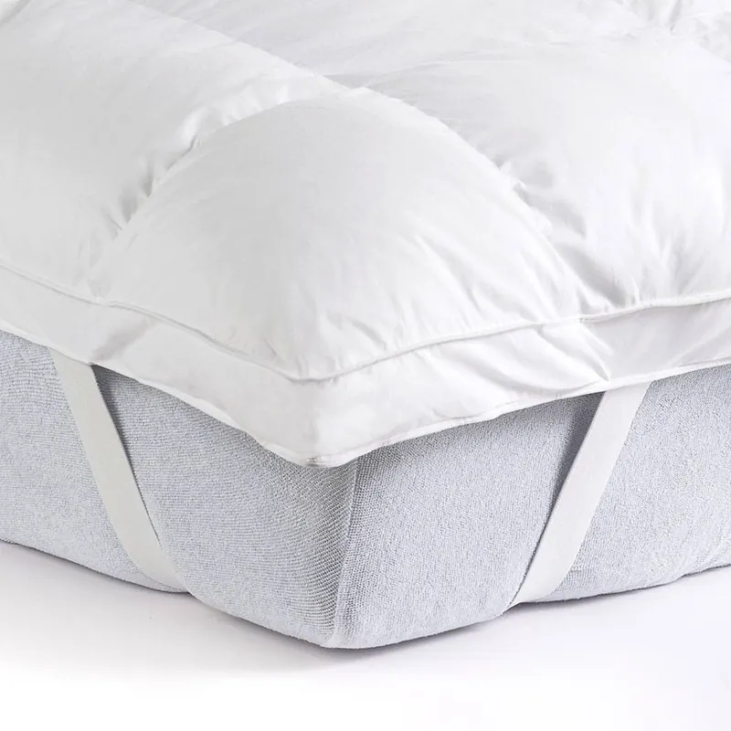 Topper matrimoniale imbottito effetto piuma Prestige 165x200