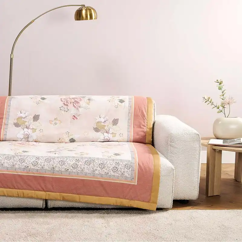 Plaid Bassetti Granfoulard Hanami 41 - Eleganza Floreale in Tonalità Delicate