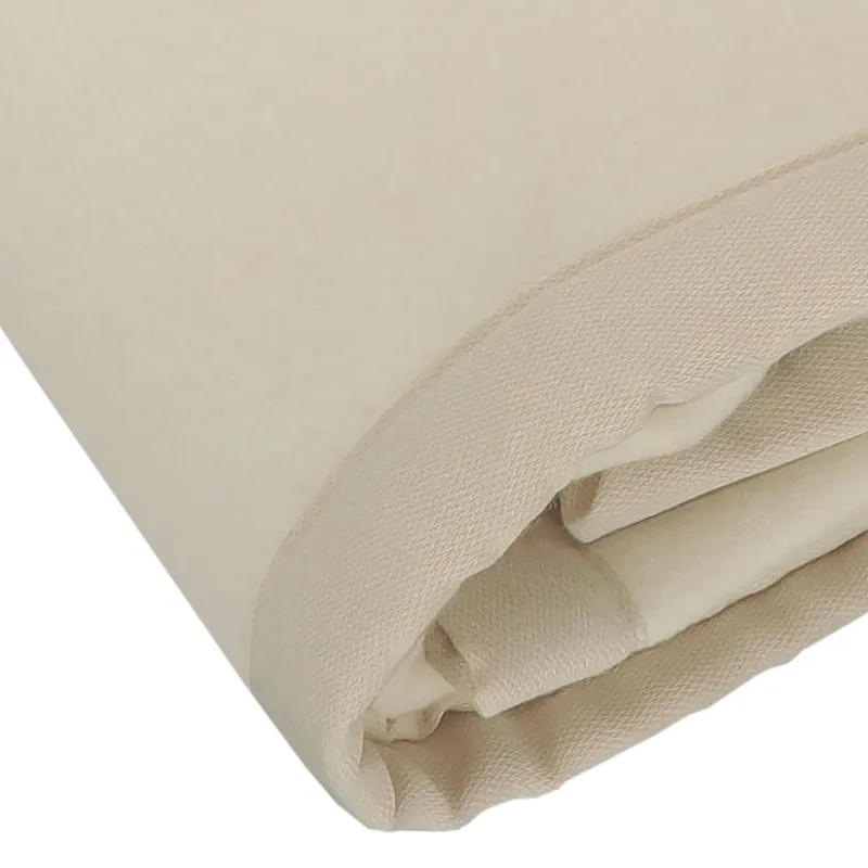 Coperta di LANA Vergine SOMMA ORIGAMI Panna singolo 160x220