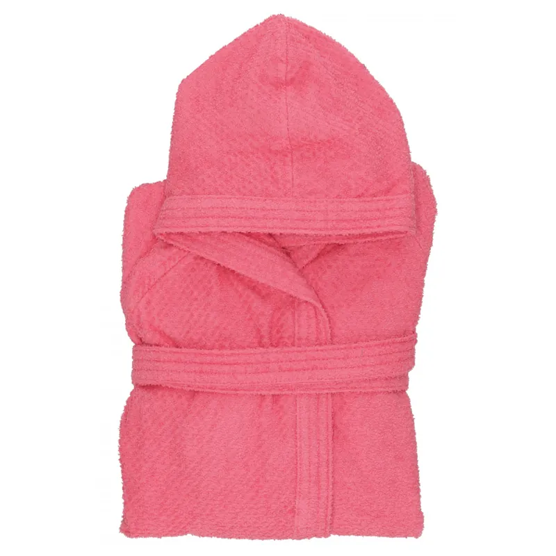 Accappatoio DONNA in spugna jacquard GABEL Orlando corallo