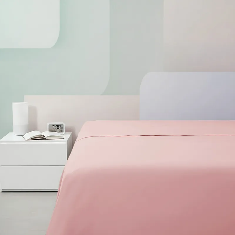 ISTAR Lenzuola piane di sopra matrimoniale MAXI 300x310 rosa