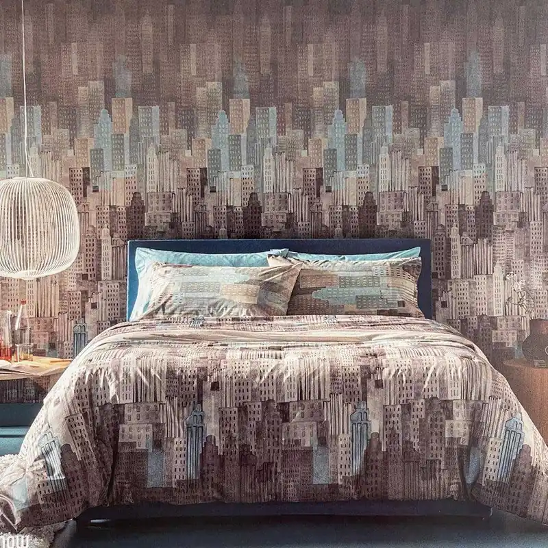 Bassetti completo copripiumino in cotone City Now 41