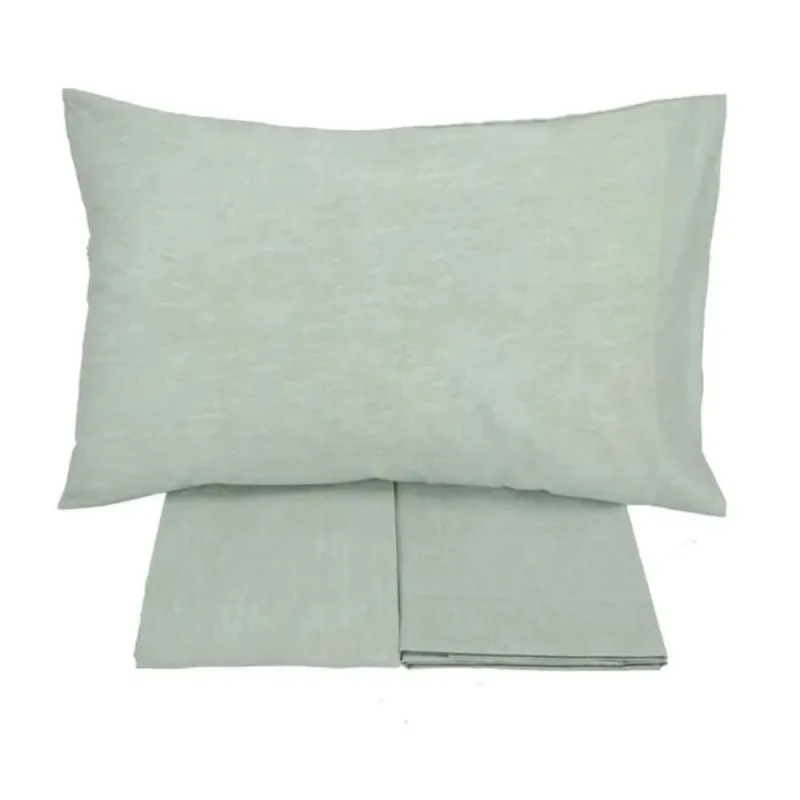 GABEL completo lenzuola per letto francese puro cotone Chromo Skin verde
