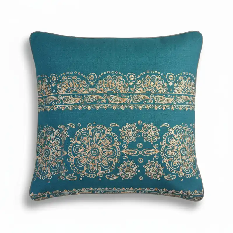 Fodera per cuscino BASSETTI Granfoulard BRENTA blu ottanio
