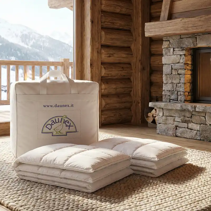 Daunex Piumino d’Oca St. Moritz 4 Stagioni DUO Matrimoniale MAXI 250x220