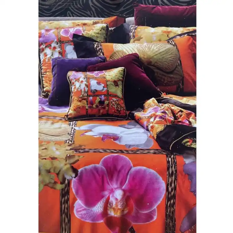 Coppia federe in raso Roberto Cavalli Foulard