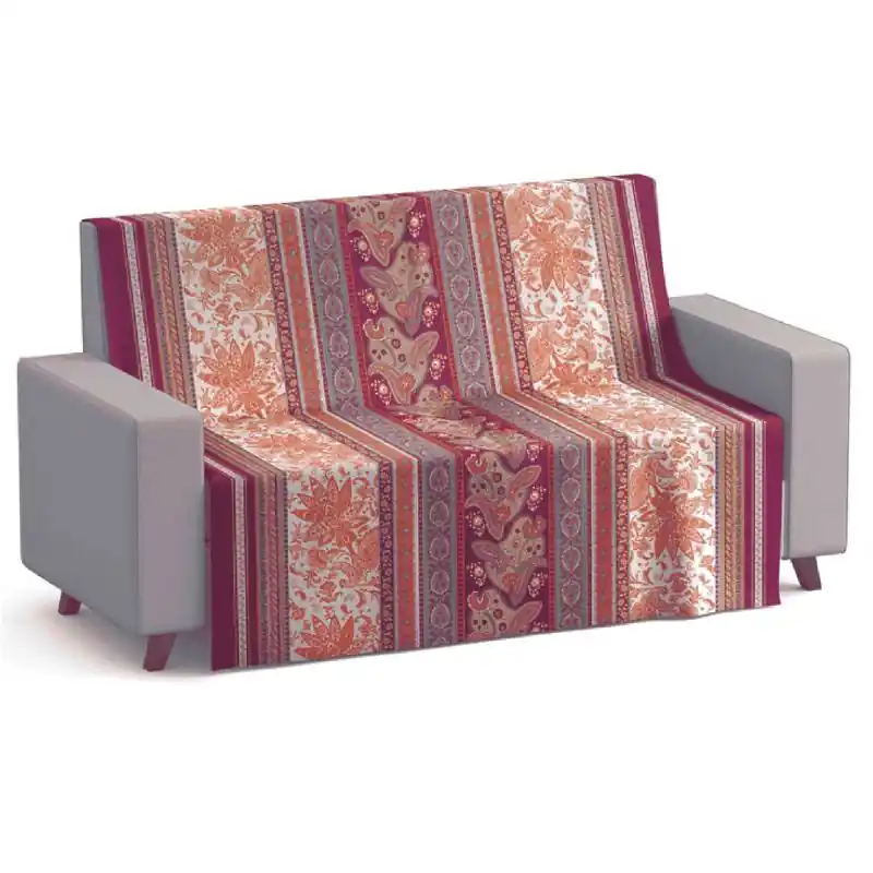 Telo Arredo Foulard Copritutto Copridivano Mumbai orientale toni caldi