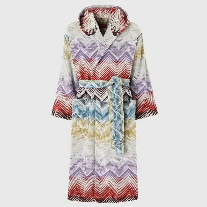 Accappatoio unisex MissoniHome in spugna MAREA 100