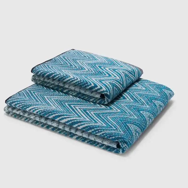 Missoni Home Set 1+1 asciugamani Bagno STONE 174 zig-zag