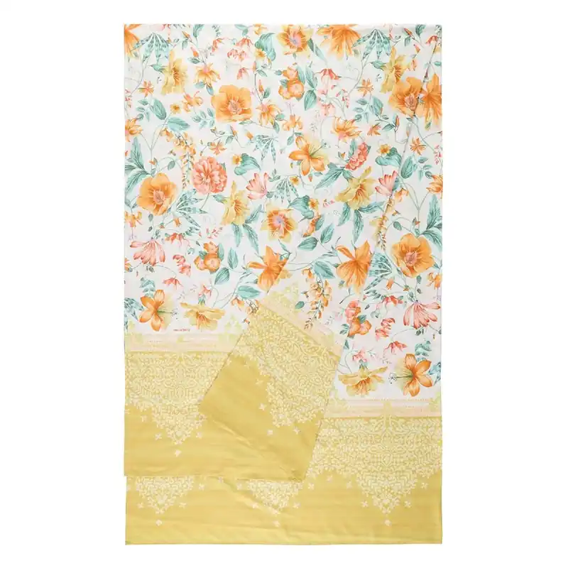 Telo Arredo Bassetti Granfoulard Casablanca Y1 Giallo Oro - 180x270 cm