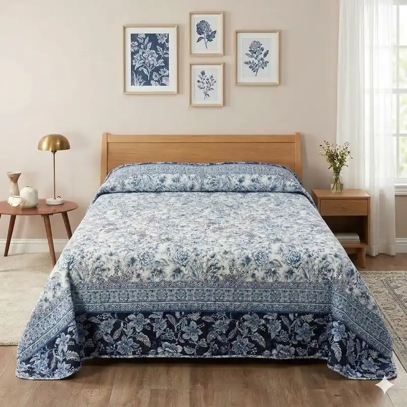 Copriletto cotone Bassetti trapuntato Granfoulard Capodimonte singolo