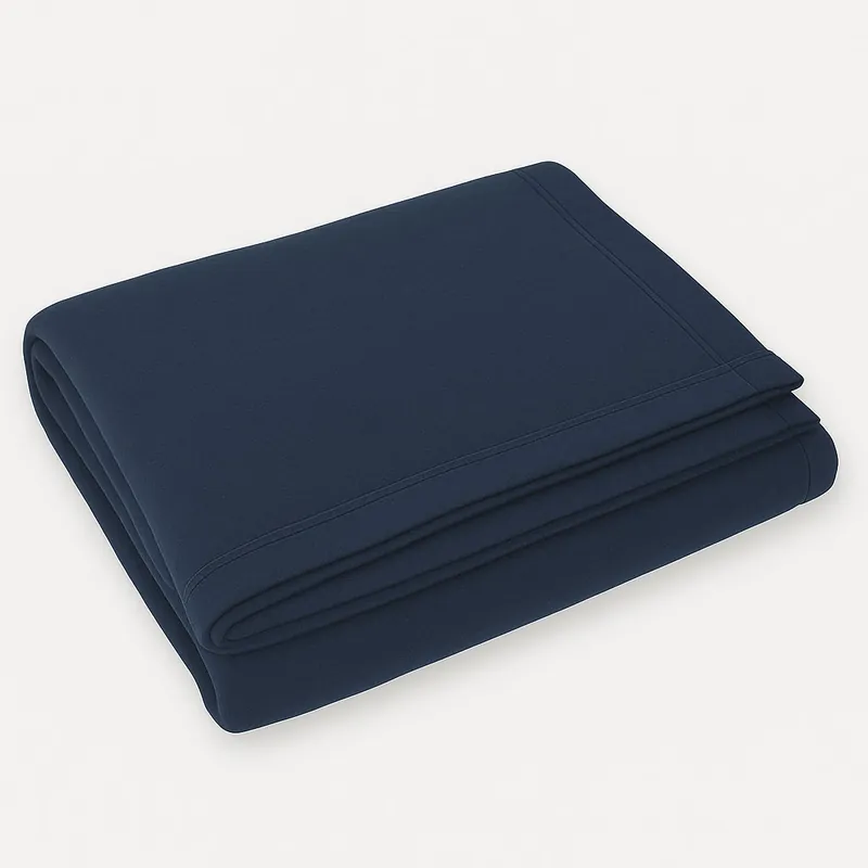 SOMMA Coperta di Lana Singola Daisy 160x210 Blu Polvere