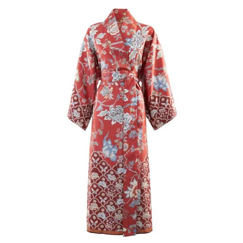 Bassetti Granfoulard Kimono Vestaglia Vicenza R1 rosso