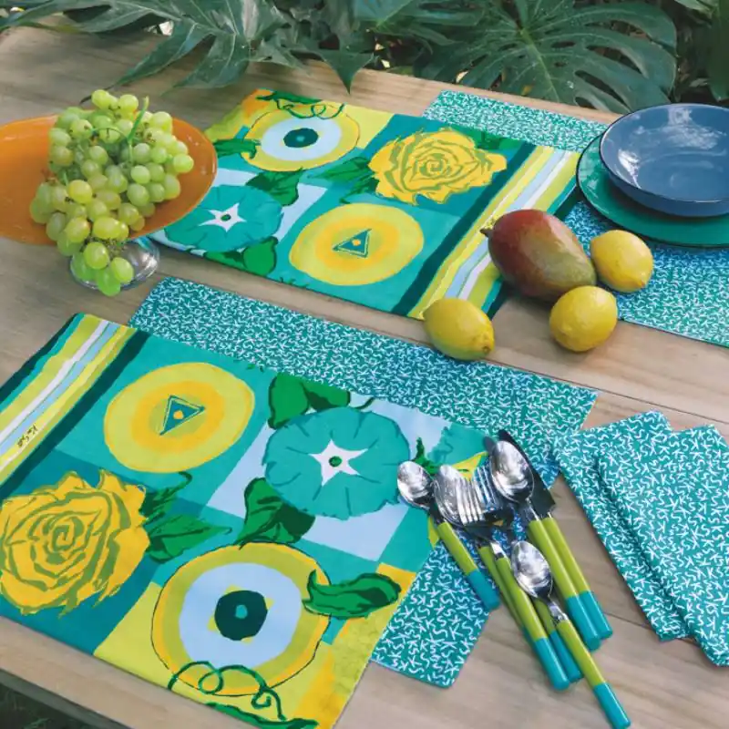 Coppia di tovagliette all'americana KEN SCOTT Osiris in Fiore
