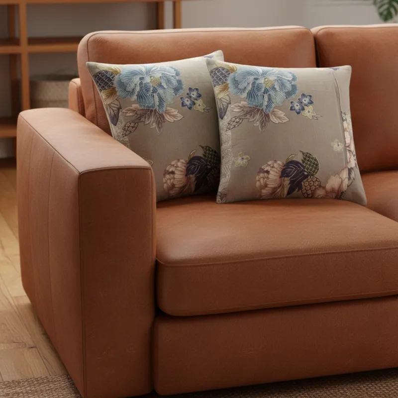 BASSETTI fodera per Cuscino Hanami G1 in cotone - Eleganza grigio
