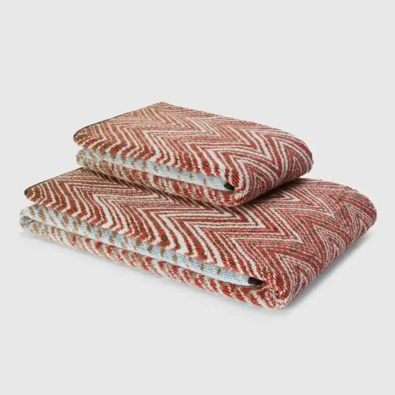 Missoni Home Set 1+1 asciugamani Bagno STONE 156 zig-zag