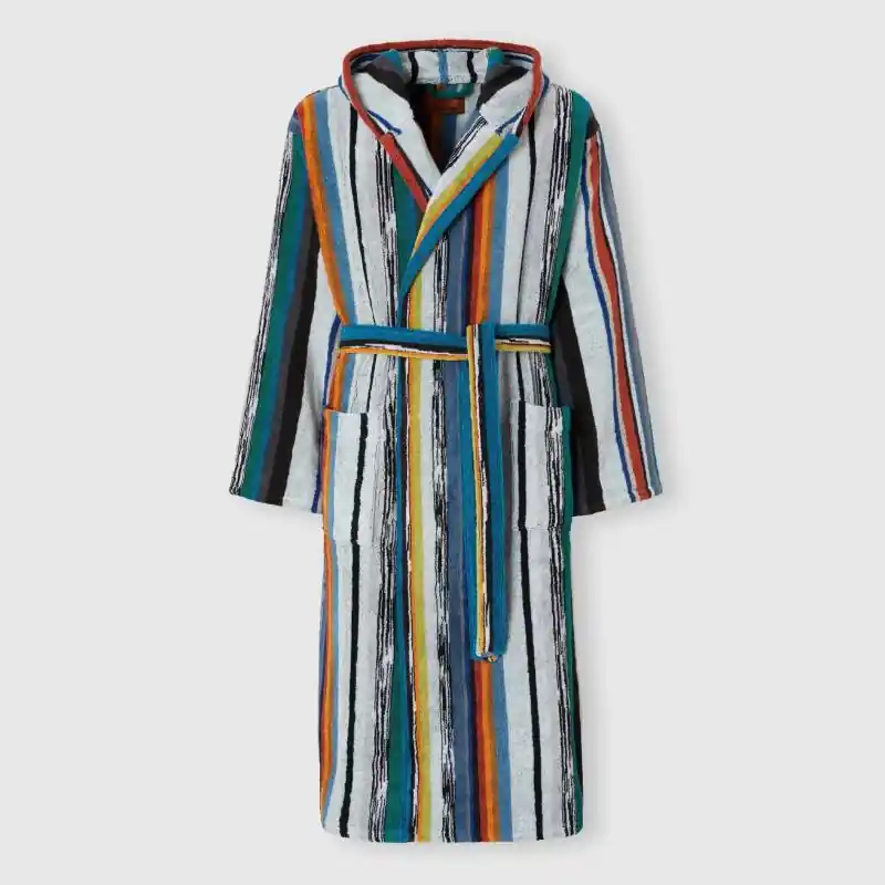 Accappatoio Missoni Home in spugna uomo/donna WOODEN 160