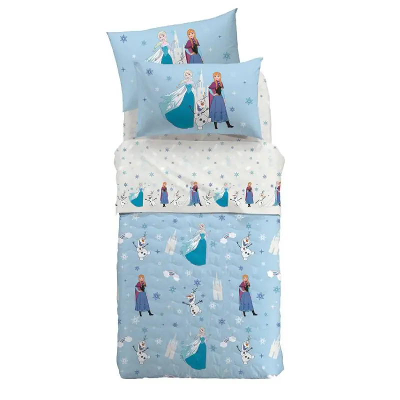 Lenzuola Caleffi completo Disney FROZEN STAR in cotone per bambine