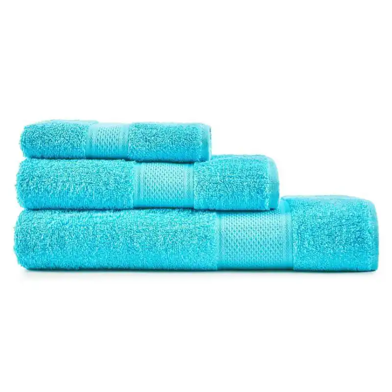 Asciugamani sfusi - ospite- viso- telo Bassetti POP COLOR turchese T5