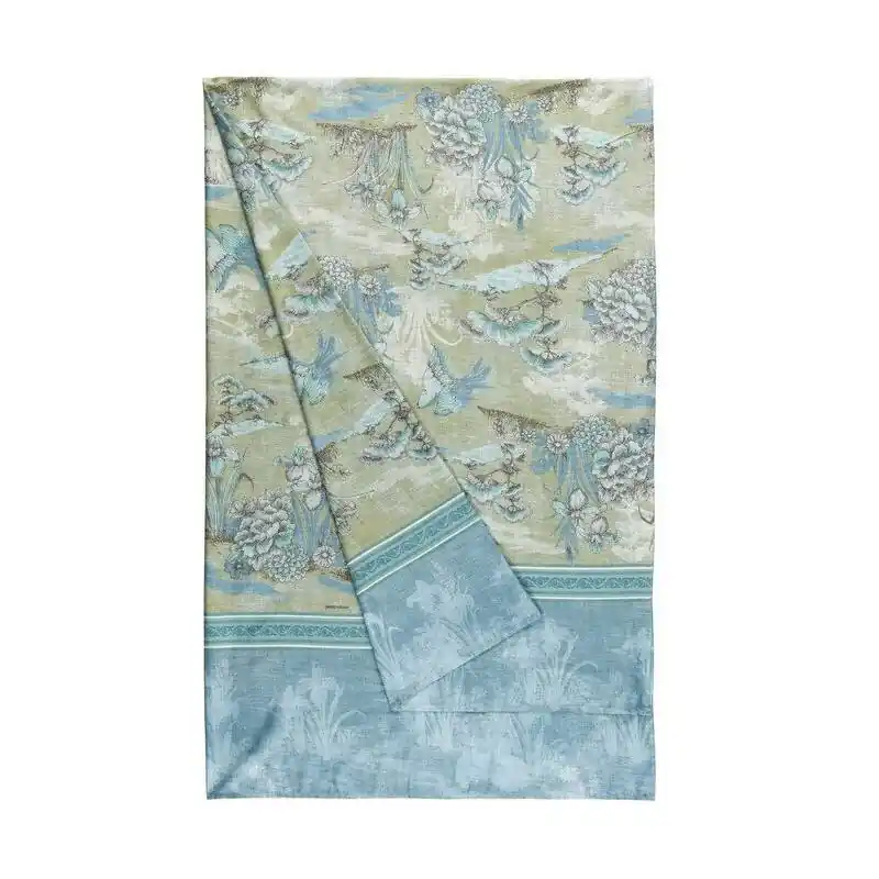 Bassetti Granfoulard Acquaforte V1 - Eleganza Naturale nei Toni verde e azzurro