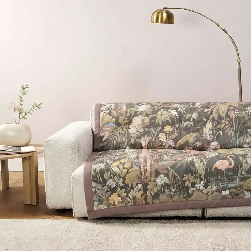 Plaid Imbottito GABEL 130x170 cm Avventura Marrone Esotico