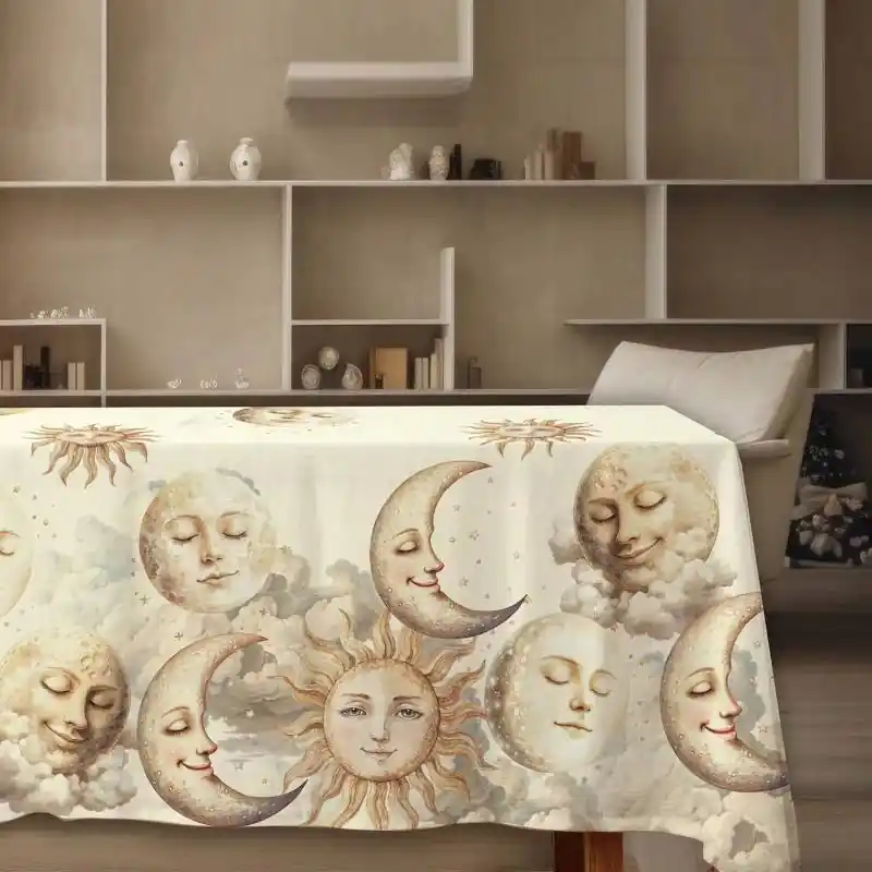 TAG HOUSE Tovaglia Sole Luna Beige