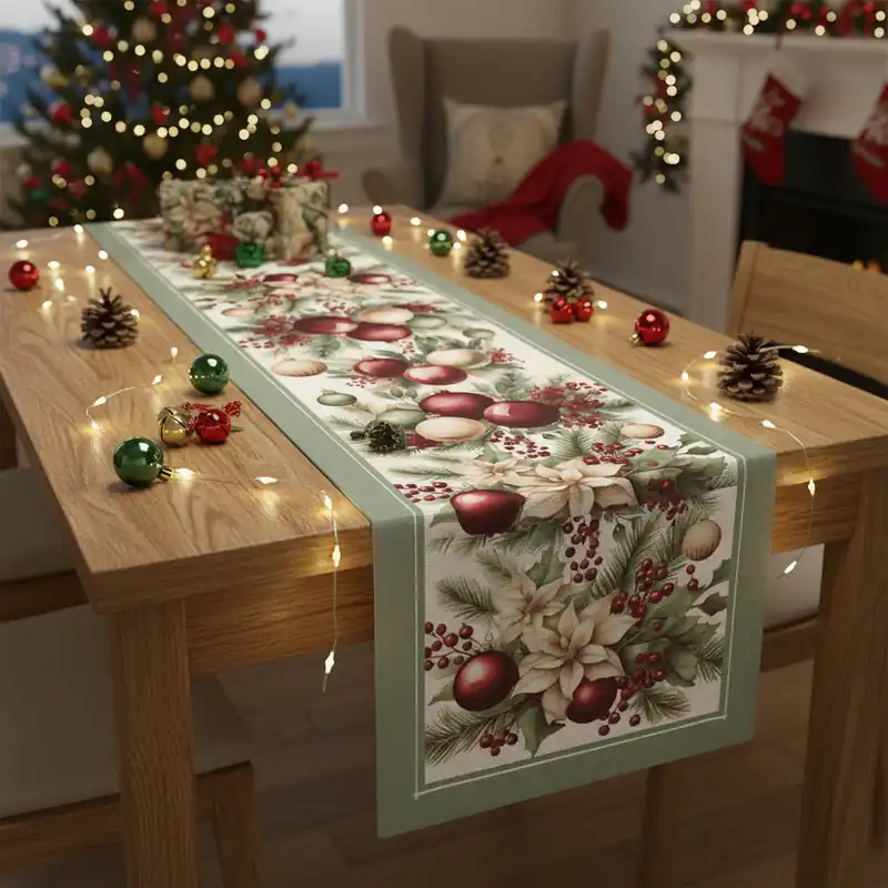 TAG HOUSE Runner da Cucina Natalizio Cotone 55x150 cm