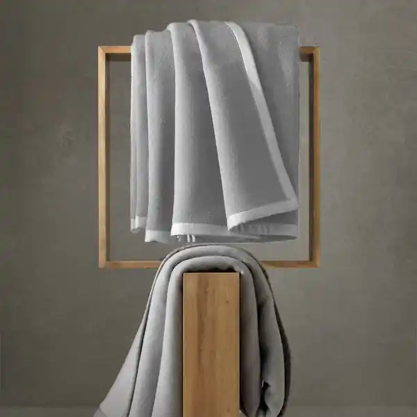 Coperta di LANA Vergine SOMMA ORIGAMI fumo piazza e mezza 180x220