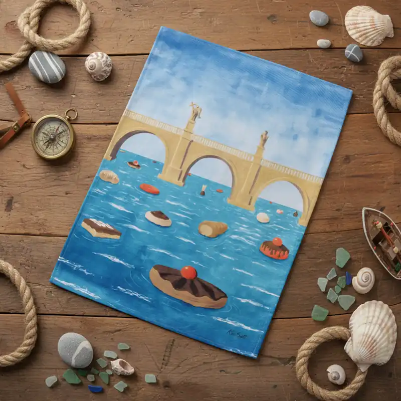 Canovaccio in cotone strofinaccio KEN SCOTT Pasticcini da Tevere