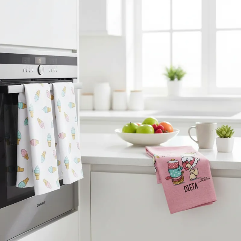 Strofinacci da Cucina in Cotone 50x70 Eic-Pi Non farmi gli Occhi Dolci