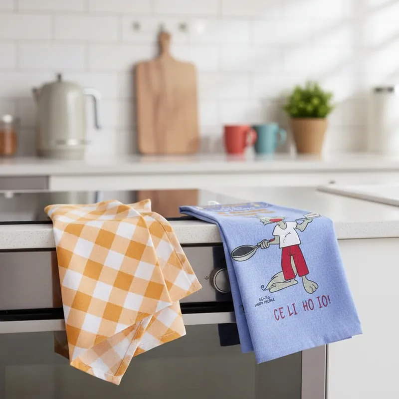 Kit 2x Strofinacci Eic-Pi 2 Kg - per una cucina allegra e scherzosa