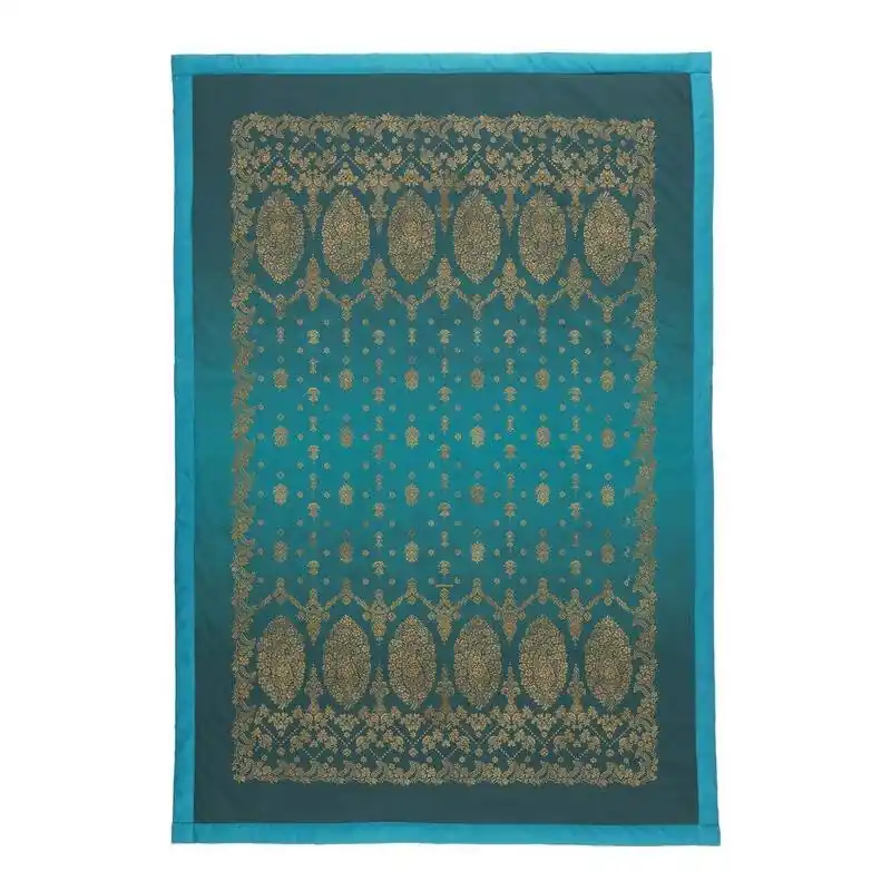 Bassetti Plaid Gold Decor V1 - Eleganza per la tua casa verde smeraldo