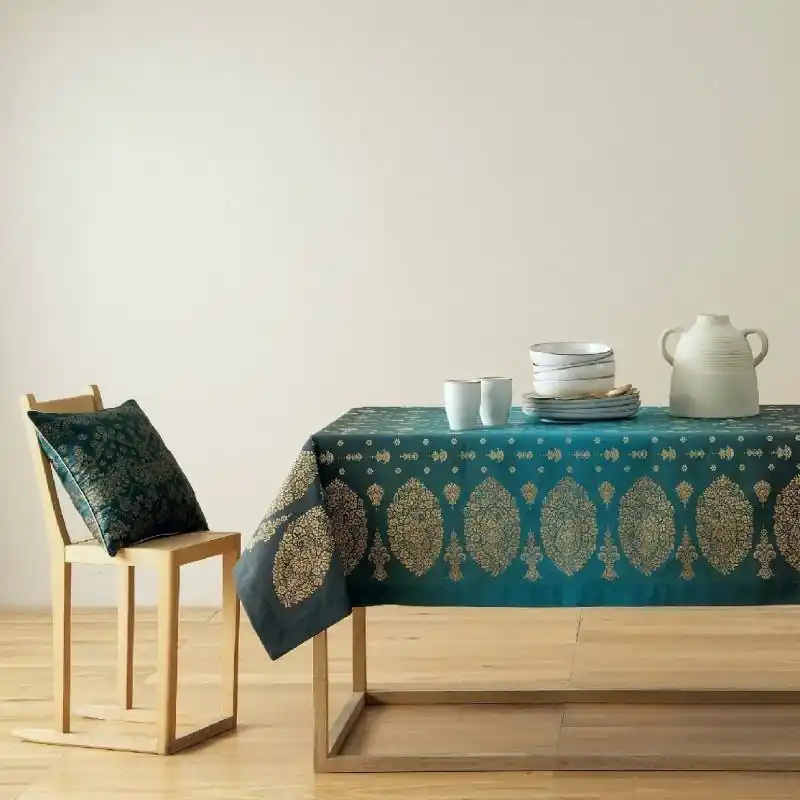 Bassetti Tovaglia Granfoulard GOLD DECOR V1 100% puro cotone