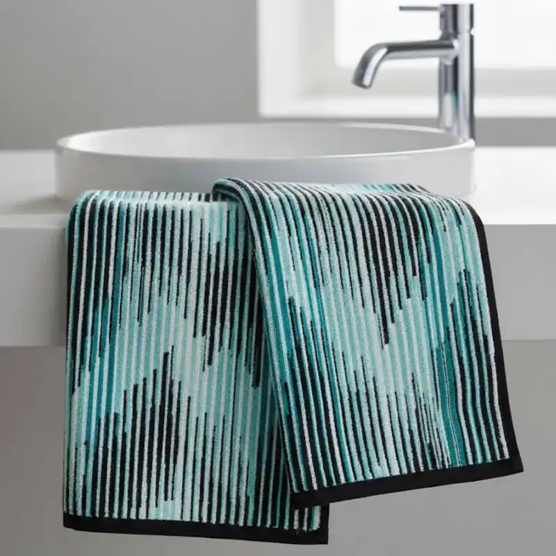 Coppia di asciugamani ospite Missoni Home 40x70 ARPEGGIO 701 melange