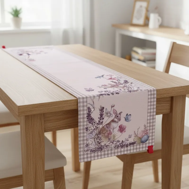 Runner Centrotavola Pasqua 40x100 Gobelin - Design Spring Rabbit