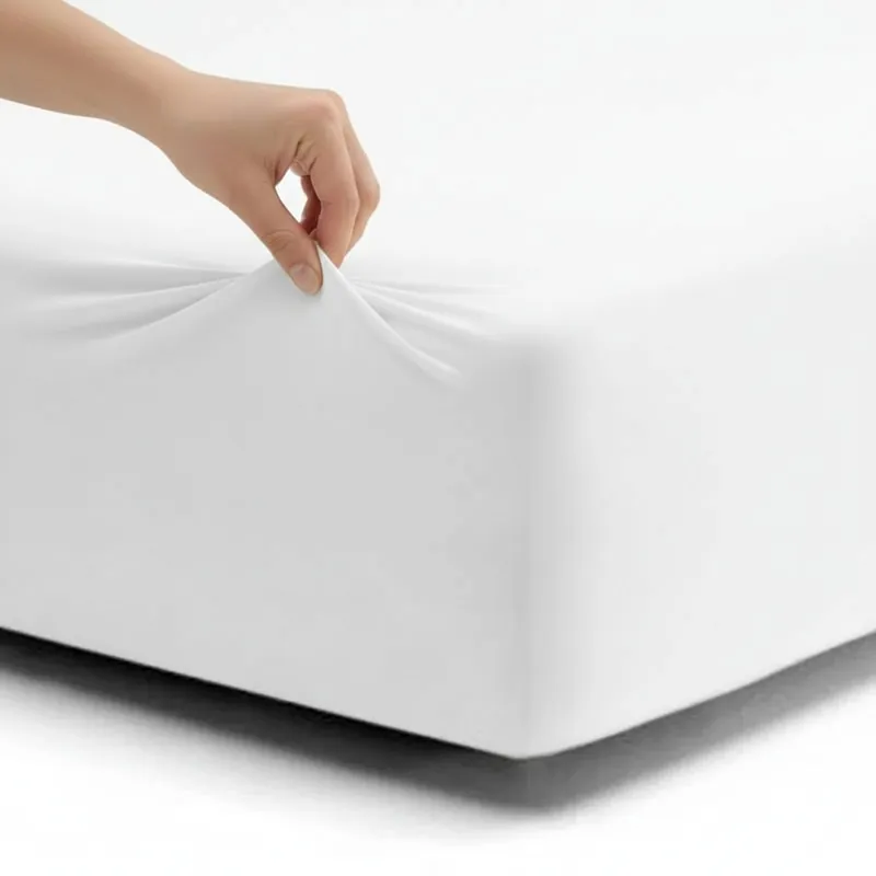 Lenzuola con angoli JERSEY estensibile 180x200 h. 30 cm | bianco