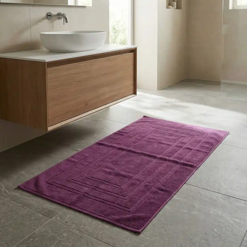 Tappeto in spugna Scendi Doccia Grande 70x140 Cogal Ranger Prugna