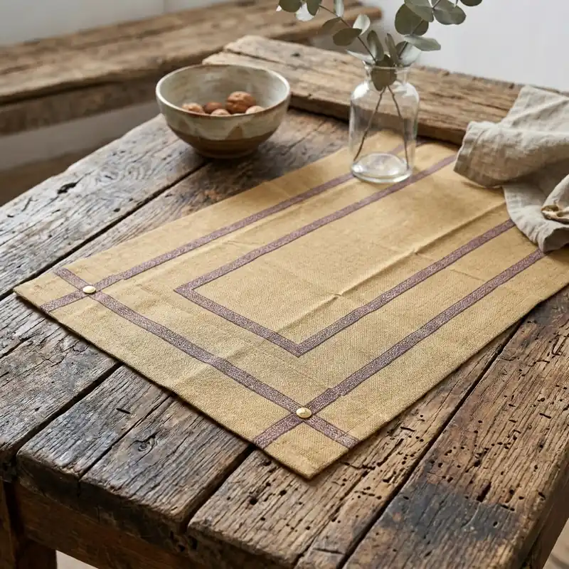 Centrotavola 50x150 Runner Moderno Borbonese Lounge Caramello