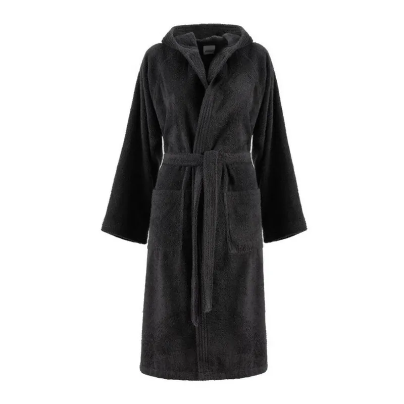 Accappatoio UNISEX con cappuccio Bassetti Pop Color Ardesia G1