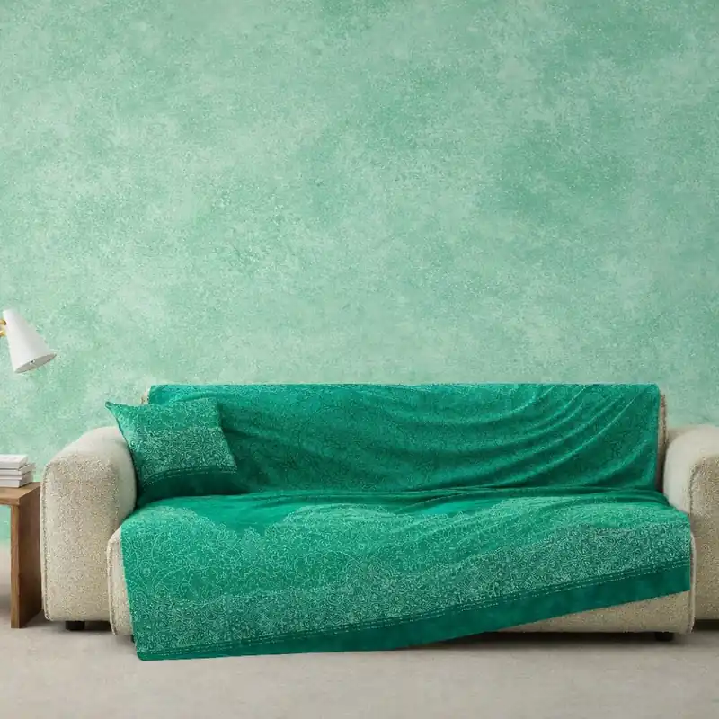Bassetti Granfoulard Telo Arredo 350x270 Dolceacqua V1 Verde Copritutto