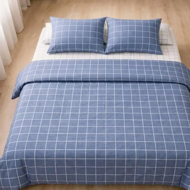 Completo Letto Matrimoniale Minimal Quadri Avio | Chic & Soft