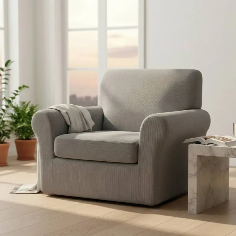 Copripoltrona Estensibile 70-105 cm | Set 2 Pezzi grigio