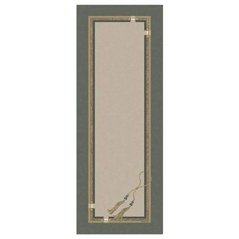Runner 100% cotone centrotavola 50x150 cm Borbonese Ascot verde