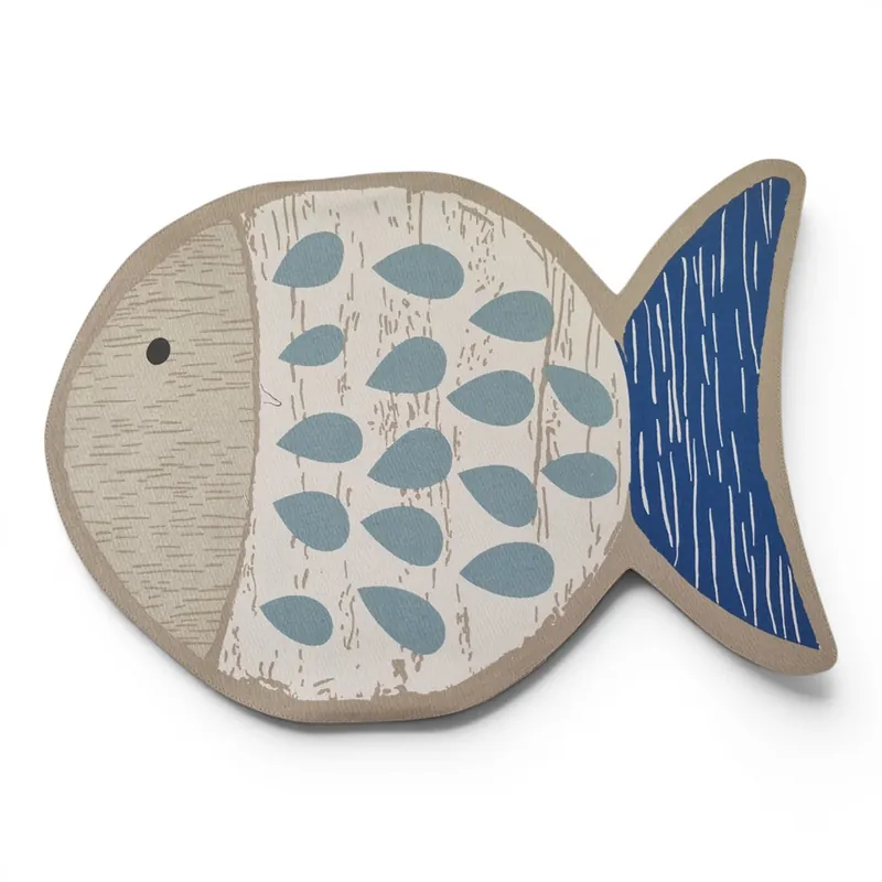 Tovaglietta Americana per Bambini Pesce Azzurro | 100% cotone