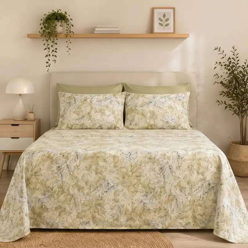 Completo Lenzuolo-Copriletto Gabel Saint-Tropez Matrimoniale beige