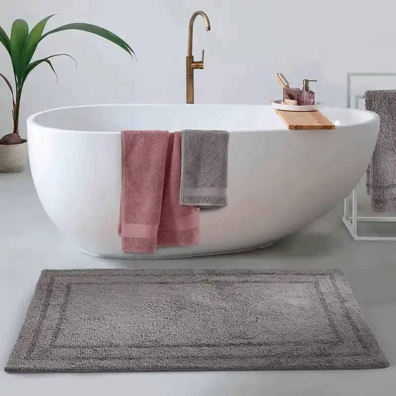 Tappeto Bagno Gabel Atmosfera Grigio 70x140 | Morbido e elegante
