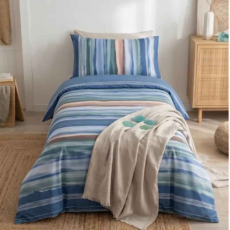 Completo copripiumone Bassetti Extension B1 Azzurro Singolo