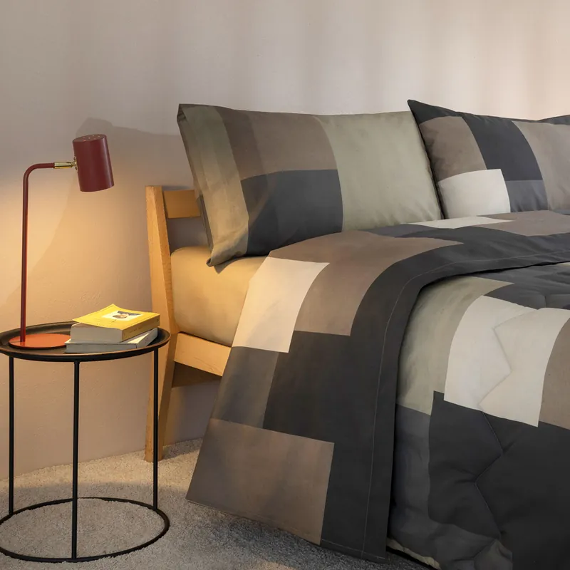 Set lenzuola Brick Wall 41 piazza e mezza francese 100% cotone